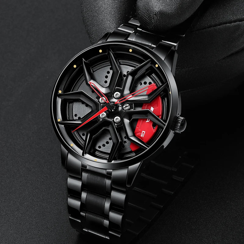Original 3D Official Rim Watch High Quality Wholesale Wheel Watches Quartz Waterproof Wrist Car Wheel Watch AMG S550