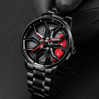 Original 3D Official Rim Watch High Quality Wholesale Wheel Watches Quartz Waterproof Wrist Car Wheel Watch AMG S550