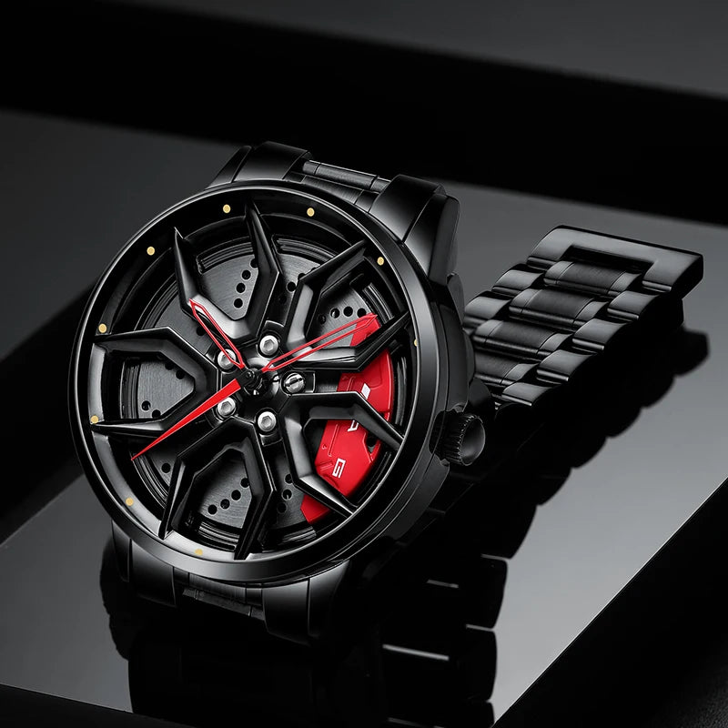 Original 3D Official Rim Watch High Quality Wholesale Wheel Watches Quartz Waterproof Wrist Car Wheel Watch AMG S550