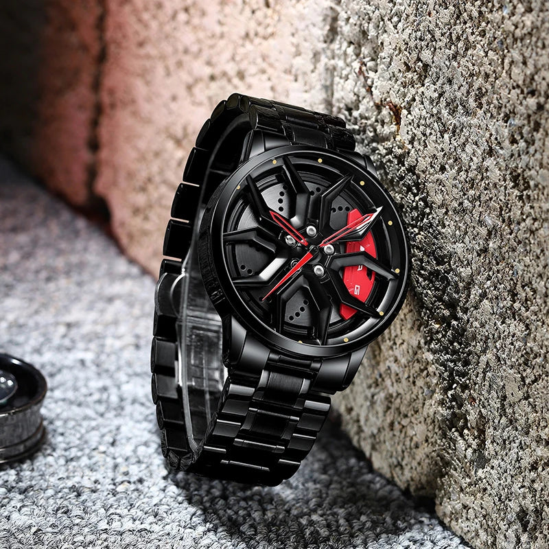 Original 3D Official Rim Watch High Quality Wholesale Wheel Watches Quartz Waterproof Wrist Car Wheel Watch AMG S550