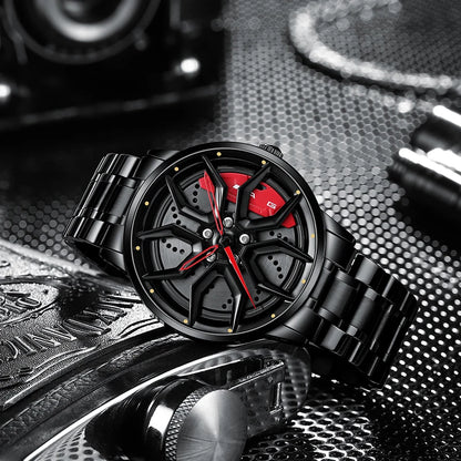 Original 3D Official Rim Watch High Quality Wholesale Wheel Watches Quartz Waterproof Wrist Car Wheel Watch AMG S550