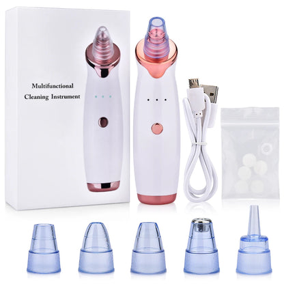 Electric Facial Blackhead Remover Vacuum Pore Cleaner Acne Cleanser Black Spots Removal Face Nose Deep Facial Cleaning Tools